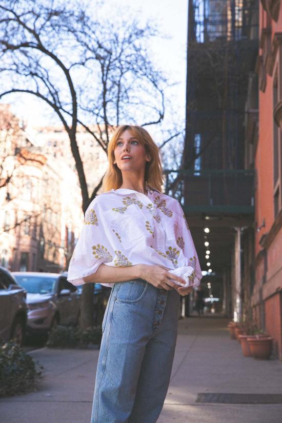  레이첼 코미 데님 팬츠 엘킨 셀레스테 팬츠 셀레스테 - RACHEL COMEY