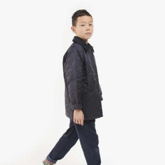  [키즈] 바버 자켓 키즈  리데스데일 재킷 네이비 - BARBOUR
