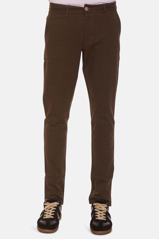  블루&크림 스트레이트 팬츠 에브리데이 팬츠 올리브