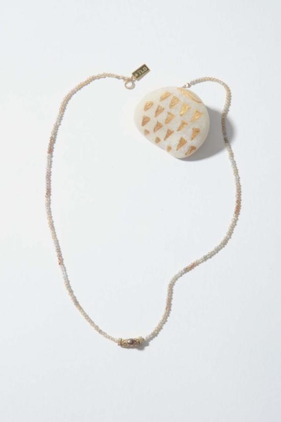  이보나 루디가 디자인 목걸이/팬던트 도브 지르콘 숏 네크리스 골드