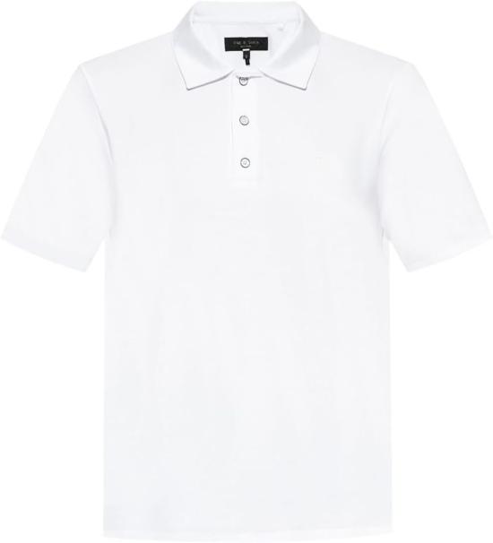  랙앤본 폴로 티셔츠 래그앤본 퓨어 피마 폴로 화이트