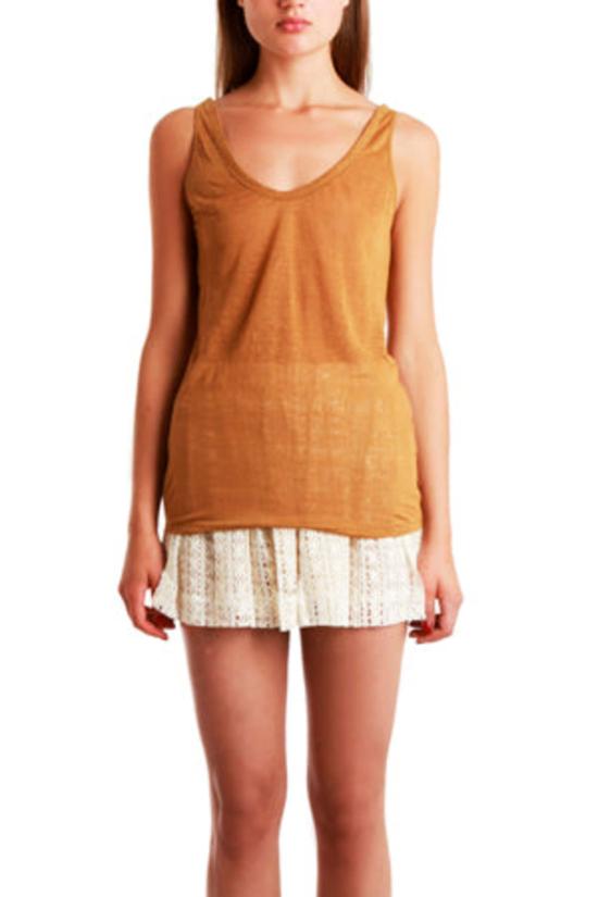  Giada Forte 민소매 티셔츠 지아다 포르테 탱크 오크라