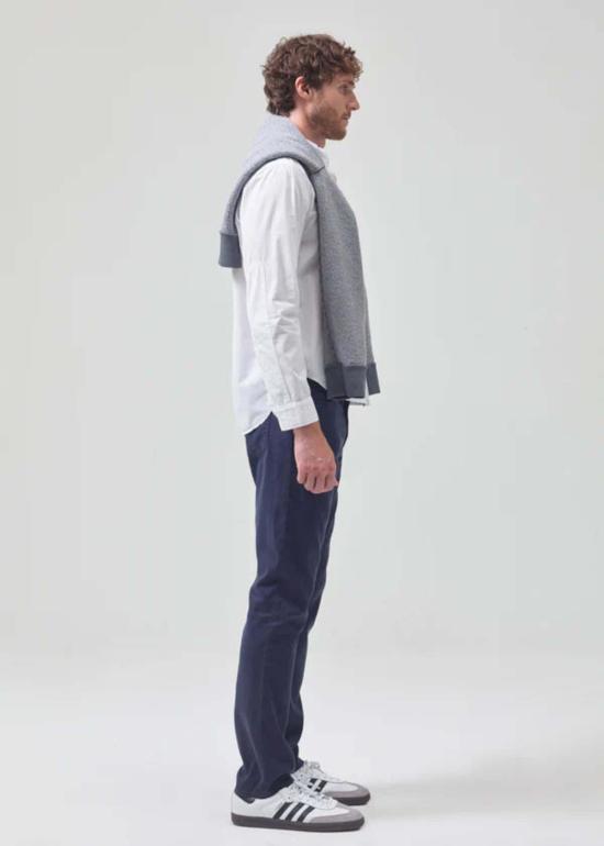  시티즌 오브 휴머니티 데님 팬츠 Citizens Of Humanity Gage 슬림 스트레이트 스트레치 리넨 팬츠 나이트 플라이트 - CITIZEN OF HUMANITY