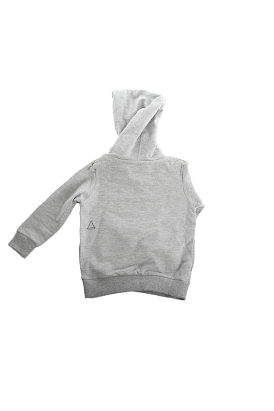  [키즈] 일레븐파리 풀오버 리틀 일레븐 파리 카라 데레빈  후디 그레이 - ELEVENPARIS