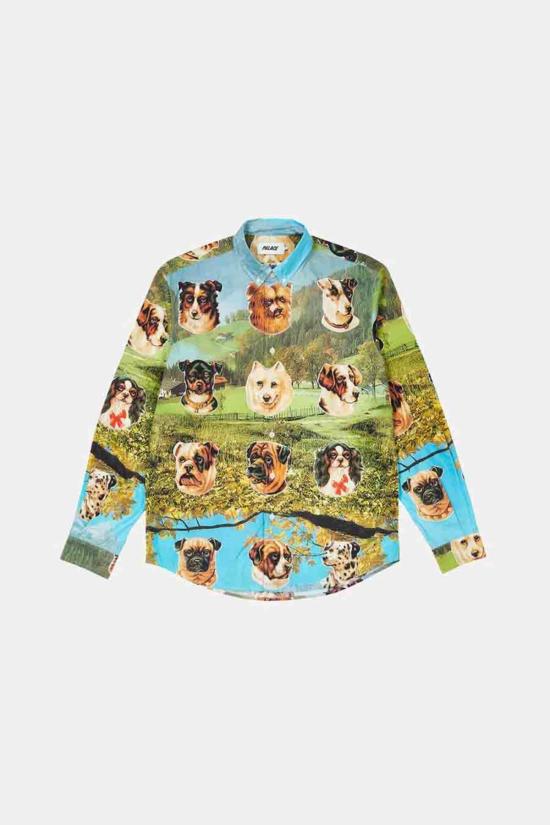  팔라스 긴팔 셔츠 팰리스 페인  멀티