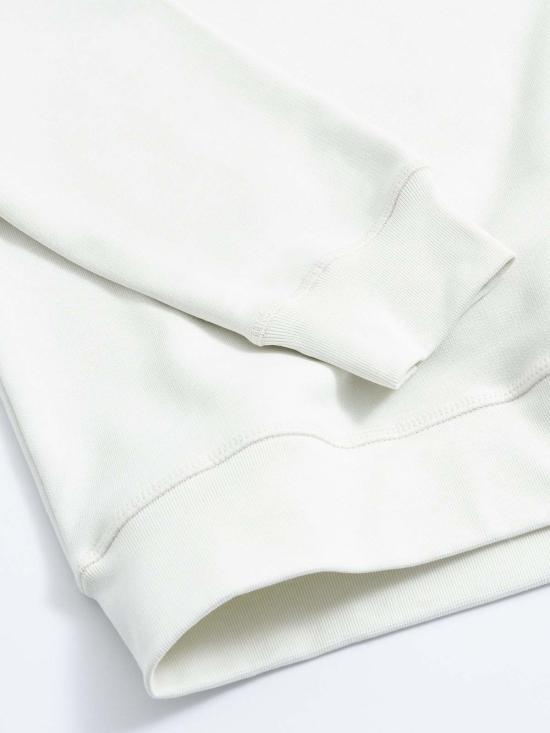  가니 후드 티셔츠 Ganni Isoli 오버사이즈 후디 백로 - GANNI