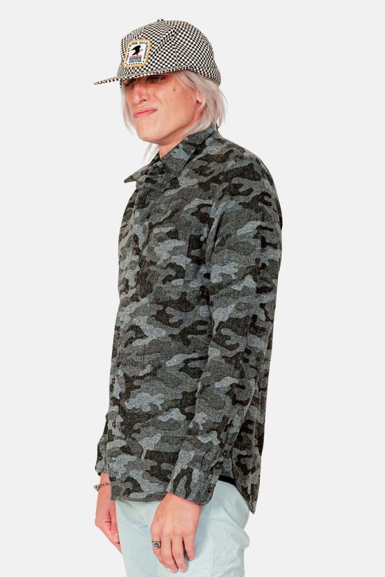  KATO 긴팔 셔츠 카토 리퍼  그레이 카모 - KATO