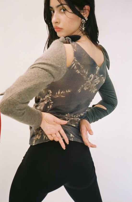  J.Kim 긴팔 티셔츠 Kundimi 긴팔 프린트 - OTHER BRANDS