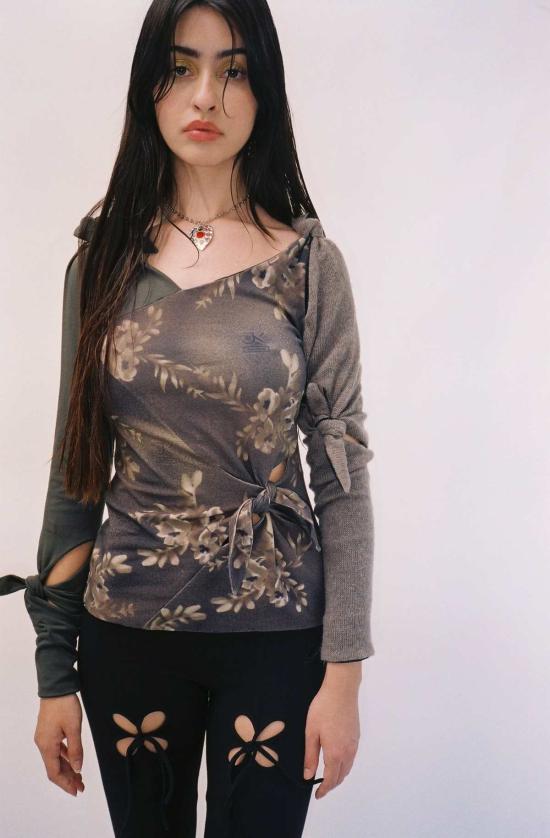  J.Kim 긴팔 티셔츠 Kundimi 긴팔 프린트