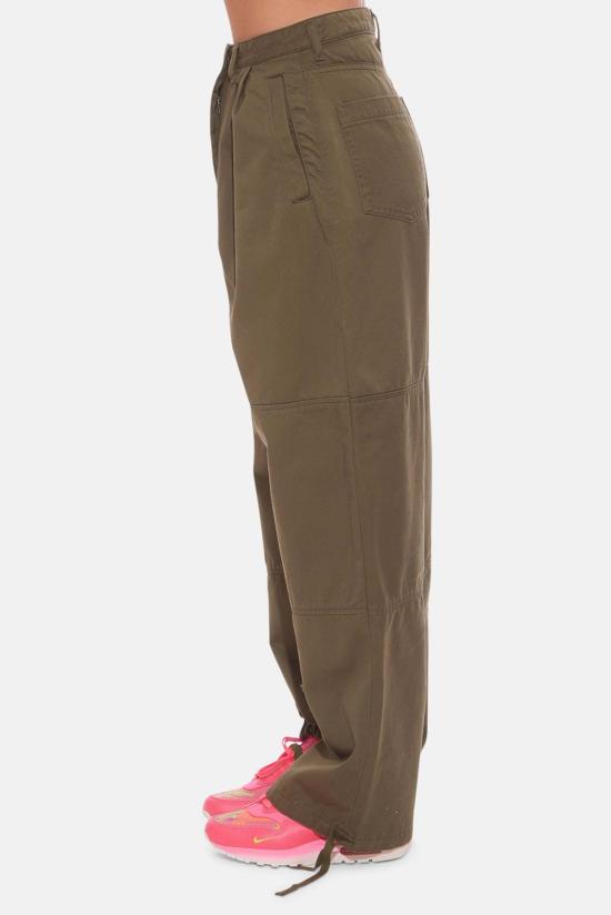  마우지 스트레이트 팬츠 Moussy Fayette 카고 팬츠 카키 - MOUSSY