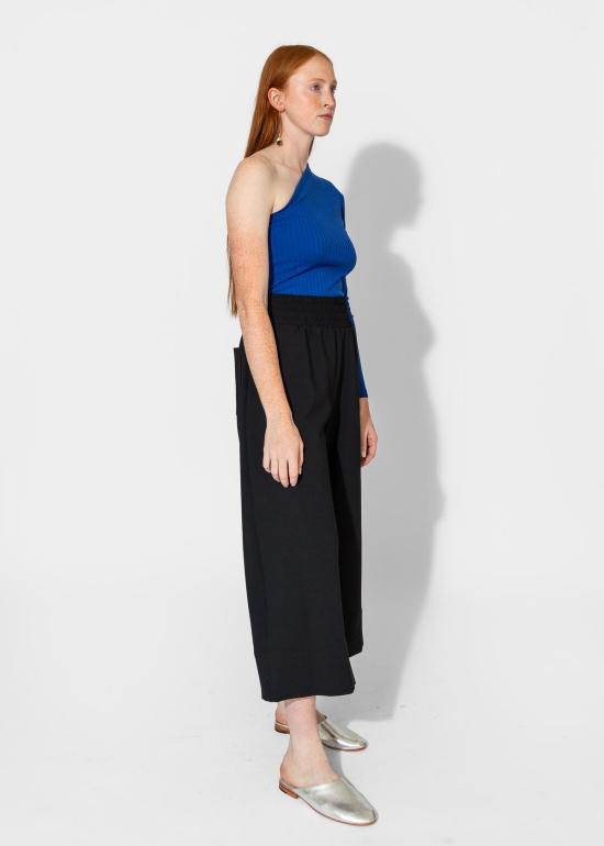  노미아 스웨터 와이드 리브 니트 코발트 - NOMIA