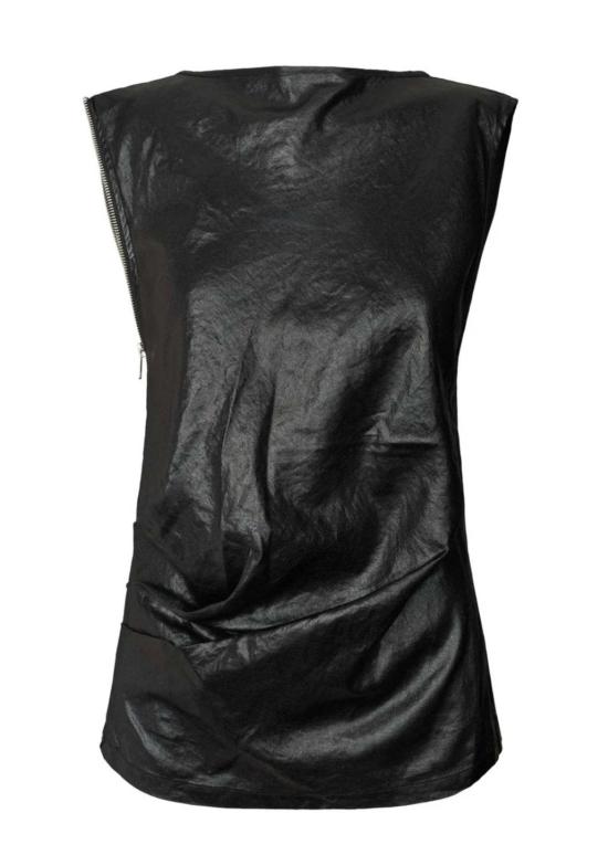  Rabens Saloner 블라우스 Alliyas 글레이즈 지퍼 탑 - OTHER BRANDS