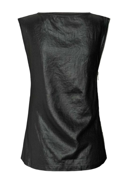  Rabens Saloner 블라우스 Alliyas 글레이즈 지퍼 탑 - OTHER BRANDS