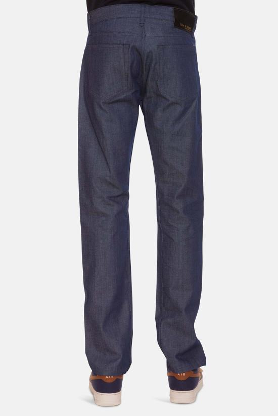  블루&크림 데님 팬츠 Rb 토널 스트레이트 레그 데님 블루 - BLUE&CREAM