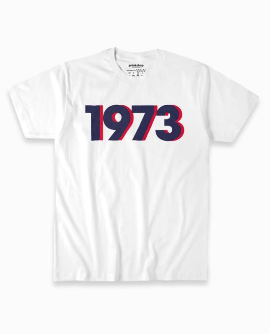  Prinkshop 반팔 티셔츠 1973 레트로 티셔츠 - OTHER BRANDS