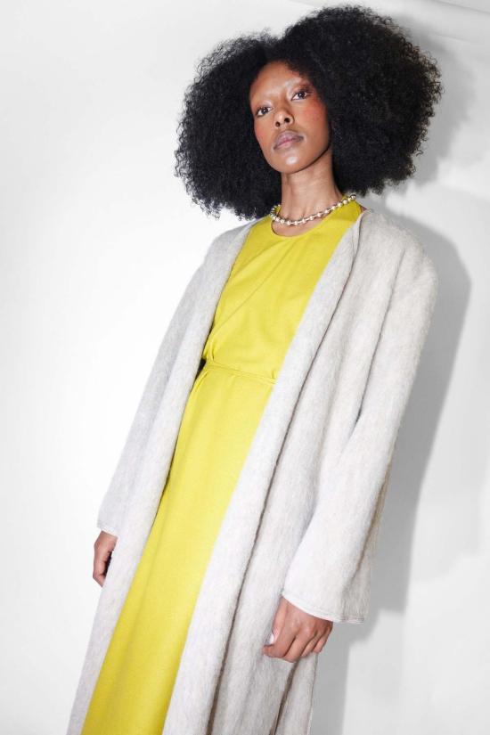  베이스레인지 코트 베이스렌지 카파스 브러시드 울  사하라 - BASERANGE