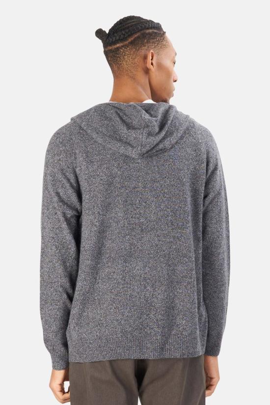  The Tile Club 후드 티셔츠 타일 클럽 스탠포드 지퍼 캐시미어 후드 티셔츠 마블 블랙 - THE TILE CLUB