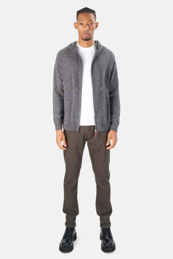  The Tile Club 후드 티셔츠 타일 클럽 스탠포드 지퍼 캐시미어 후드 티셔츠 마블 블랙 - THE TILE CLUB