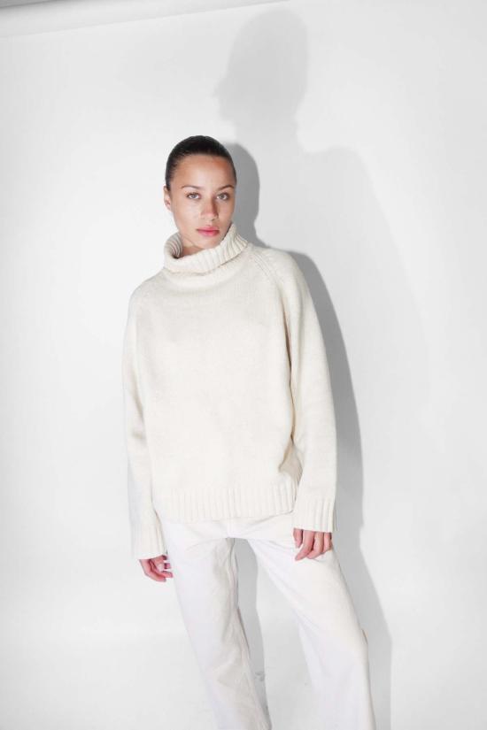  샌디리앙 터틀넥 샌디 리앙 검스 스웨터 버치 - SANDY LIANG