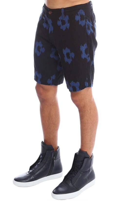  Burkman Bros 숏팬츠 버크만 브라더스 이캇 플로럴 숏 블루 이캇 - OTHER BRANDS