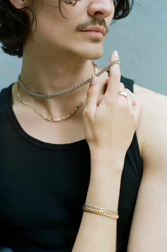  로라 롬바르디 목걸이/팬던트 Laura Lombardi Maschio 체인 실버 - LAURA LOMBARDI