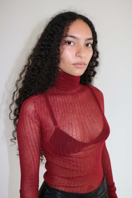  Standard Issue 터틀넥 표준 이슈 아네모네 튈 스키비 레드 - OTHER BRANDS