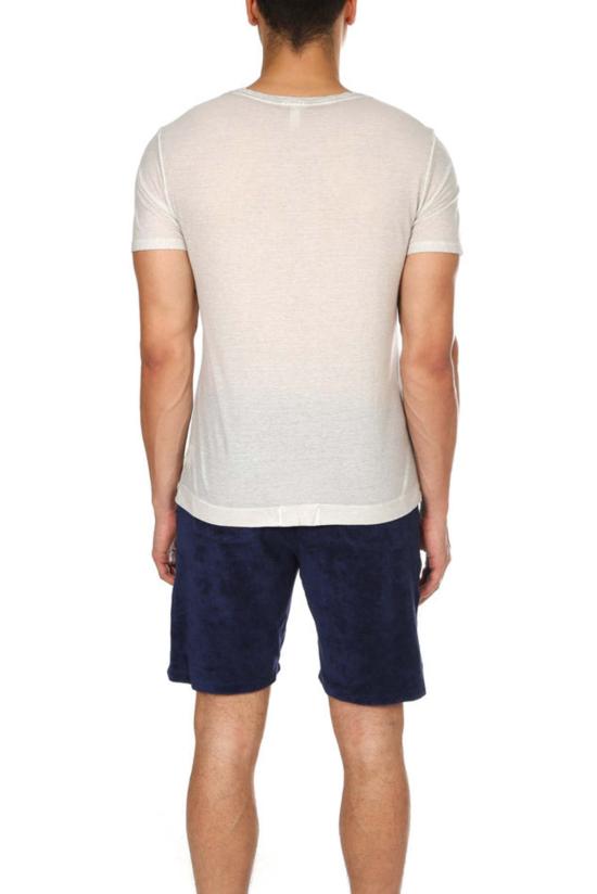  마시모 알바 반팔 티셔츠 Massimo Alba Panarea 티셔츠 베이지 - MASSIMO ALBA