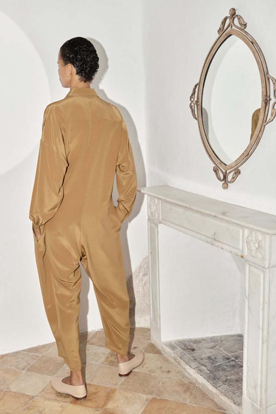  다두라 숏 원피스 다투라 실크 렌  탄 - DATURA