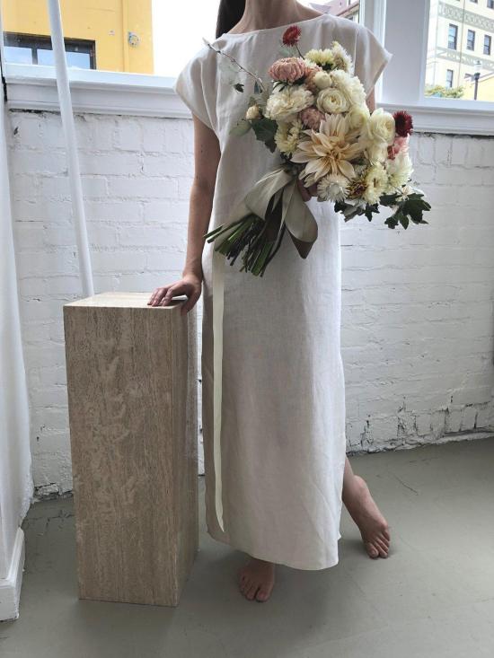  코코볼로 롱 원피스 튜닉 드레스 아이보리 - COCOBOLO