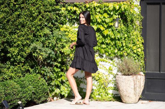  roma 숏 원피스 로마 프레슬리 드레스 솔리드 블랙 - OTHER BRANDS