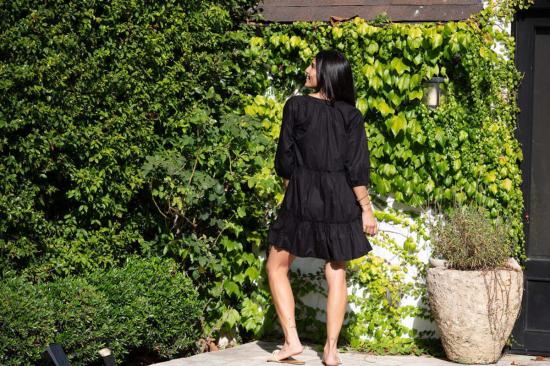  roma 숏 원피스 로마 프레슬리 드레스 솔리드 블랙 - OTHER BRANDS