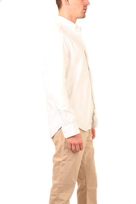  Blue&Cream 긴팔 셔츠 블루&크림 옥스포드  화이트 - BLUE&CREAM