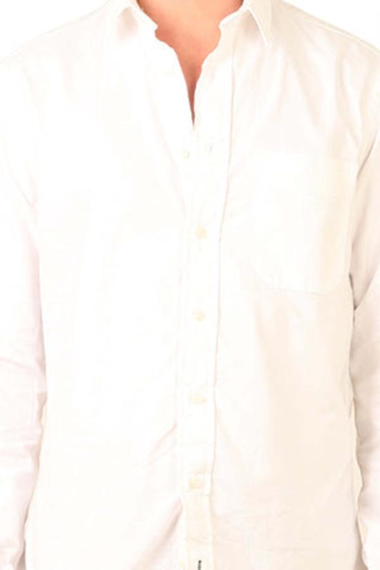  Blue&Cream 긴팔 셔츠 블루&크림 옥스포드  화이트 - BLUE&CREAM