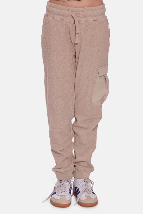  [키즈] 블루&크림 트레이닝/조거 팬츠 키즈  조거 베이지