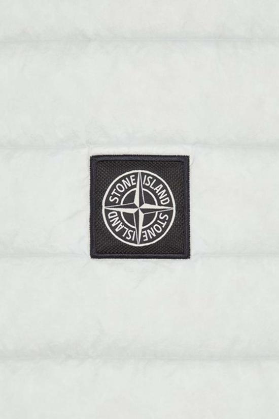  스톤 아일랜드 패딩 립스톱 나일론 다운  펄 그레이 - STONE ISLAND
