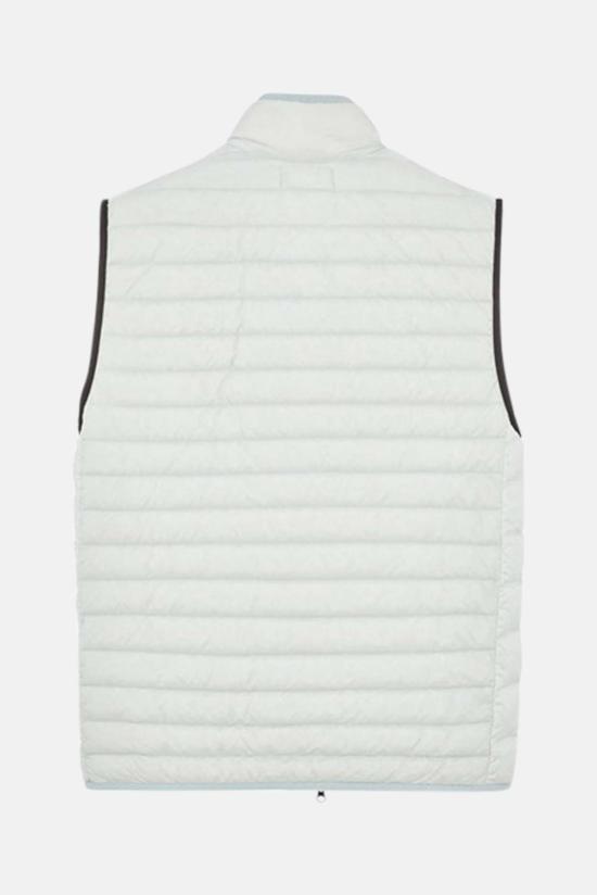  스톤 아일랜드 패딩 립스톱 나일론 다운  펄 그레이 - STONE ISLAND