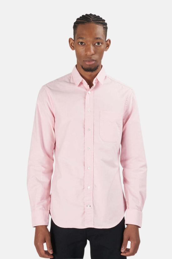  Blue&Cream 긴팔 셔츠 블루&크림 옥스포드 버튼 다운 핑크