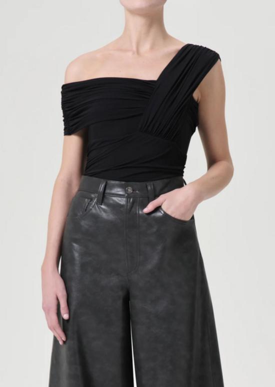  에이골디 바디수트 티셔츠 아골드 에티엔 바디수트 블랙