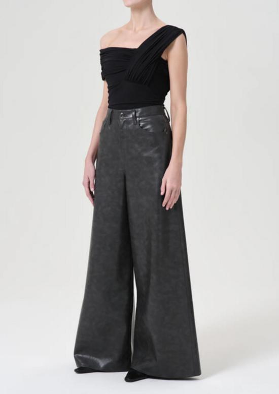  에이골디 바디수트 티셔츠 아골드 에티엔 바디수트 블랙 - AGOLDE