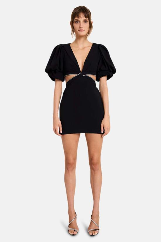  에이엘씨 숏 원피스 A.L.C. 헤이즐 드레스 블랙