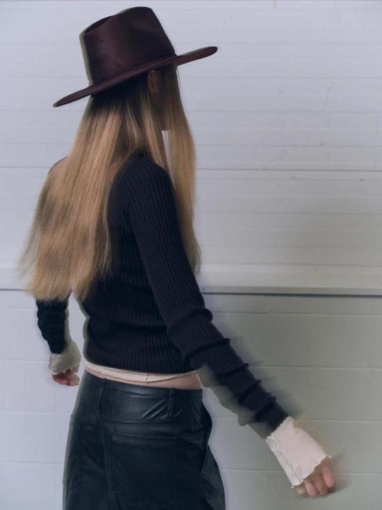  자네사레온 버킷햇 자네사 레오네 사비나 햇 버건디 - JANESSA LEONE