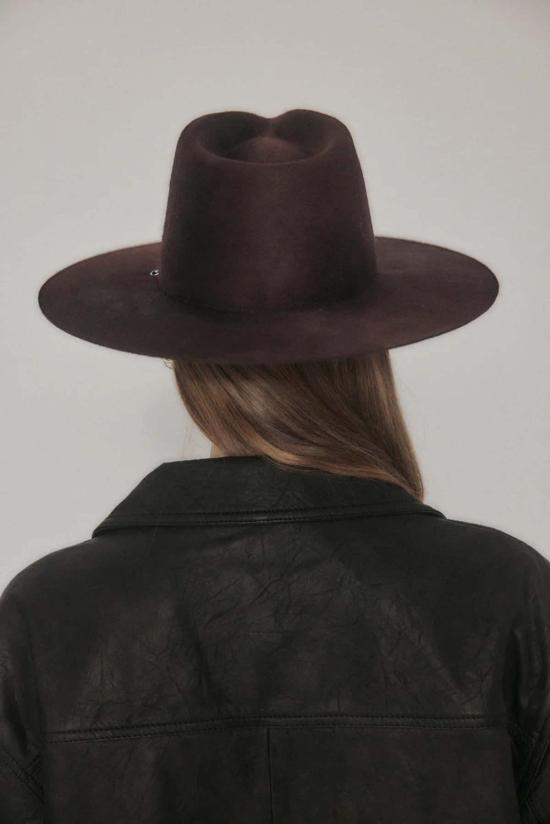  자네사레온 버킷햇 자네사 레오네 사비나 햇 버건디 - JANESSA LEONE