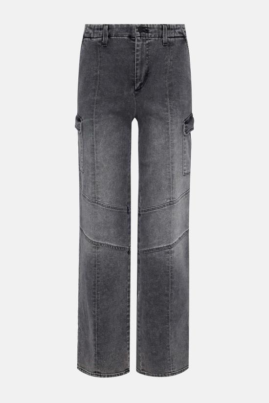  라장스 데님 팬츠 L'Agence Brooklyn High Rise Utility Wide Leg Jean Magnesite