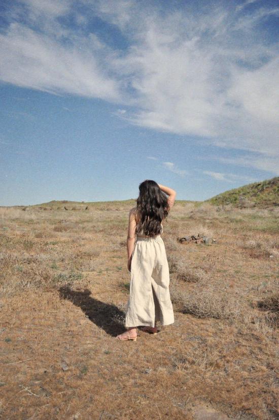  코코볼로 스트레이트 팬츠 알바 팬츠 내추럴 - COCOBOLO