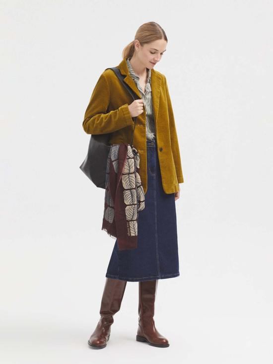  Nice Things 데님 스커트 나이스 씽스 데님 5포켓 스커트 블루 - OTHER BRANDS