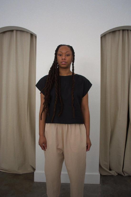  코코볼로 튜닉 탑 블랙 - COCOBOLO