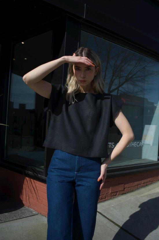  코코볼로 튜닉 탑 블랙 - COCOBOLO