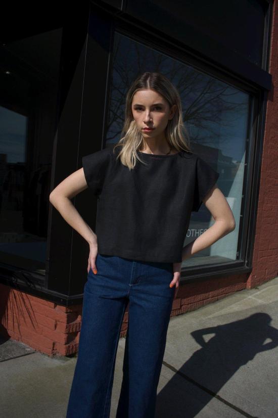  코코볼로 튜닉 탑 블랙 - COCOBOLO