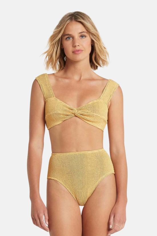  본드아이 비키니 수영복 본드 아이 소니 크롭 살구