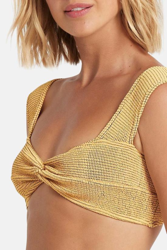  본드아이 비키니 수영복 본드 아이 소니 크롭 살구 - BOND EYE